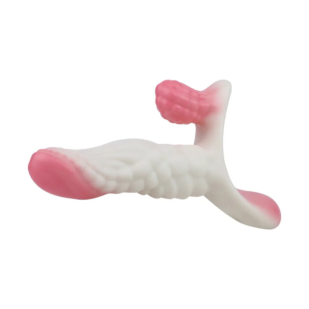 5.83in Dragon Scale Monster Wearable Strap on Vibrating Dildo For Women