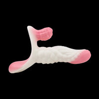 5.83in Dragon Scale Monster Wearable Strap on Vibrating Dildo For Women