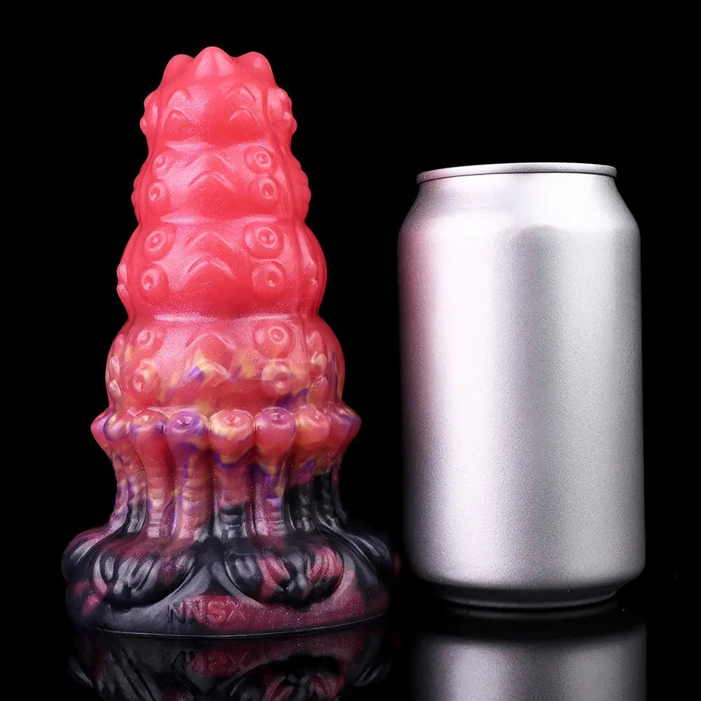 5.83in Fantasy Odd Silicone Soft Cock Dildo Hands-Free Vaginal Stimulator