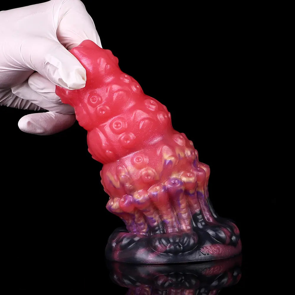 5.83in Fantasy Odd Silicone Soft Cock Dildo Hands-Free Vaginal Stimulator