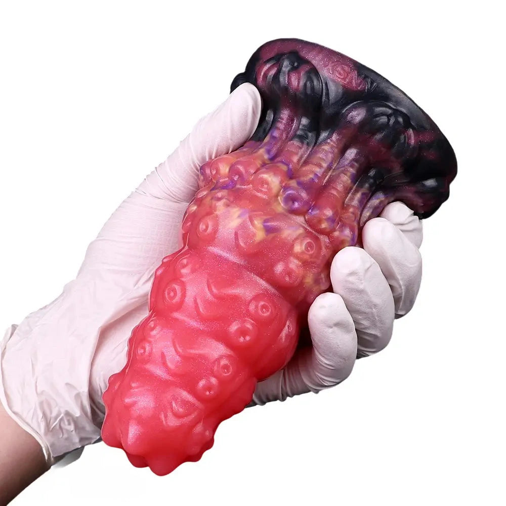 5.83in Fantasy Odd Silicone Soft Cock Dildo Hands-Free Vaginal Stimulator