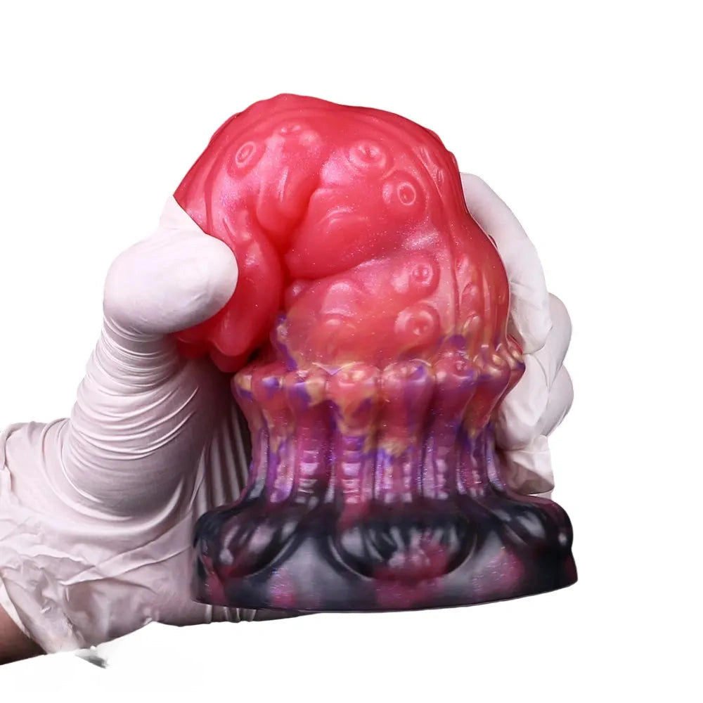 5.83in Fantasy Odd Silicone Soft Cock Dildo Hands-Free Vaginal Stimulator