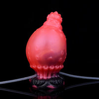 5.83in Fantasy Odd Silicone Soft Inflatable Spraying Water Dildo Anal Plug