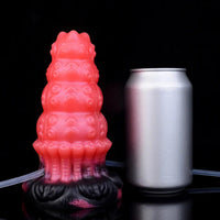 5.83in Fantasy Odd Silicone Soft Inflatable Spraying Water Dildo Anal Plug