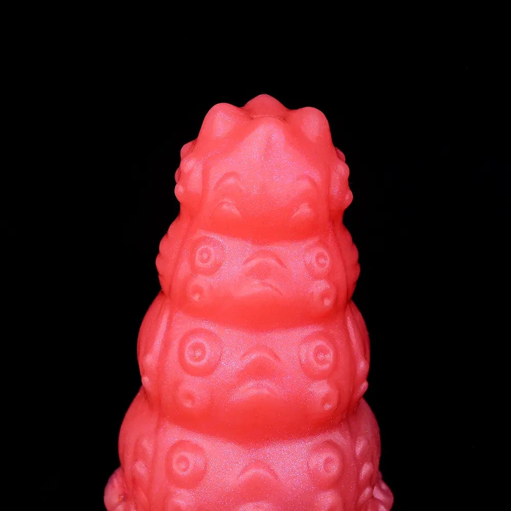 5.83in Fantasy Odd Silicone Soft Inflatable Spraying Water Dildo Anal Plug