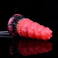 5.83in Fantasy Odd Silicone Soft Inflatable Spraying Water Dildo Anal Plug