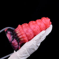 5.83in Fantasy Odd Silicone Soft Inflatable Spraying Water Dildo Anal Plug