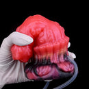 5.83in Fantasy Odd Silicone Soft Inflatable Spraying Water Dildo Anal Plug