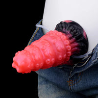 5.83in Fantasy Odd Silicone Soft Inflatable Spraying Water Dildo Anal Plug