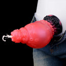 5.83in Fantasy Odd Silicone Soft Inflatable Spraying Water Dildo Anal Plug