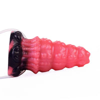 5.83in Fantasy Odd Silicone Soft Inflatable Spraying Water Dildo Anal Plug