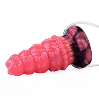 5.83in Fantasy Odd Silicone Soft Inflatable Spraying Water Dildo Anal Plug