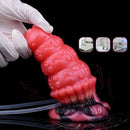5.83in Fantasy Odd Silicone Soft Inflatable Spraying Water Dildo Anal Plug