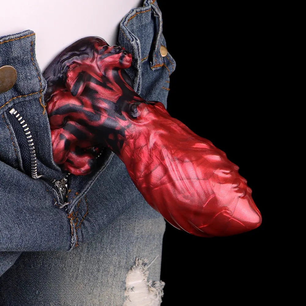 5.83in Monster Fantasy Silicone Soft Dildo Male Masturbator Orgasm