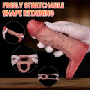 5.87in Liquid Silicone Hollow Cock Sleeve Dildo For Enlargement Thicken