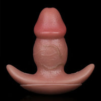 5.87in Small Automatic Vibrating Realistic Dildo Butt Plug Tail Mouth Gag
