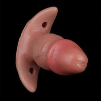5.87in Small Automatic Vibrating Realistic Dildo Butt Plug Tail Mouth Gag