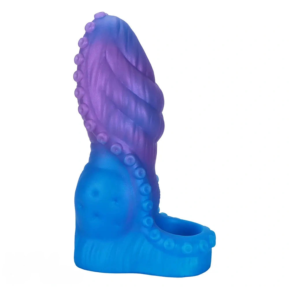 5.89in 6.29in 6.69in Monster Silicone Tentacle Sleeve Dildo For Enlargement