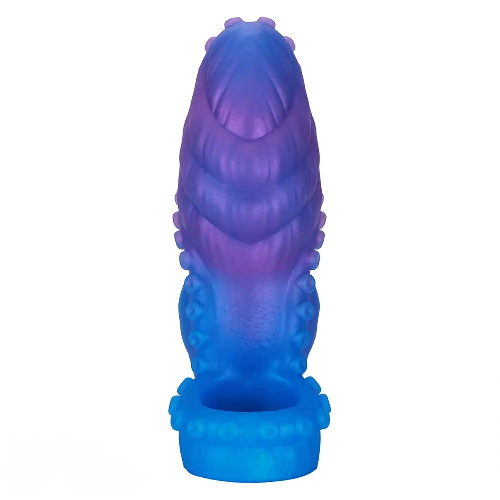5.89in 6.29in 6.69in Monster Silicone Tentacle Sleeve Dildo For Enlargement