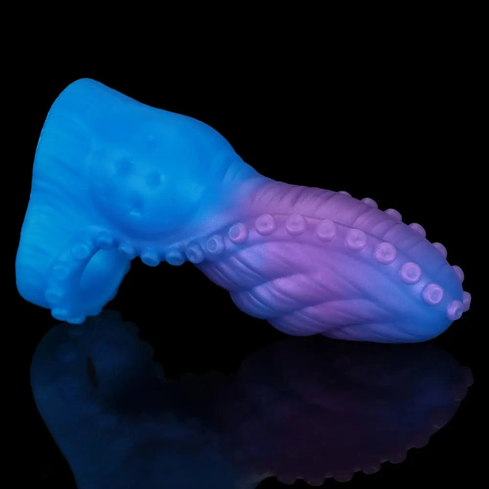 5.89in 6.29in 6.69in Monster Silicone Tentacle Sleeve Dildo For Enlargement