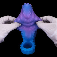 5.89in 6.29in 6.69in Monster Silicone Tentacle Sleeve Dildo For Enlargement