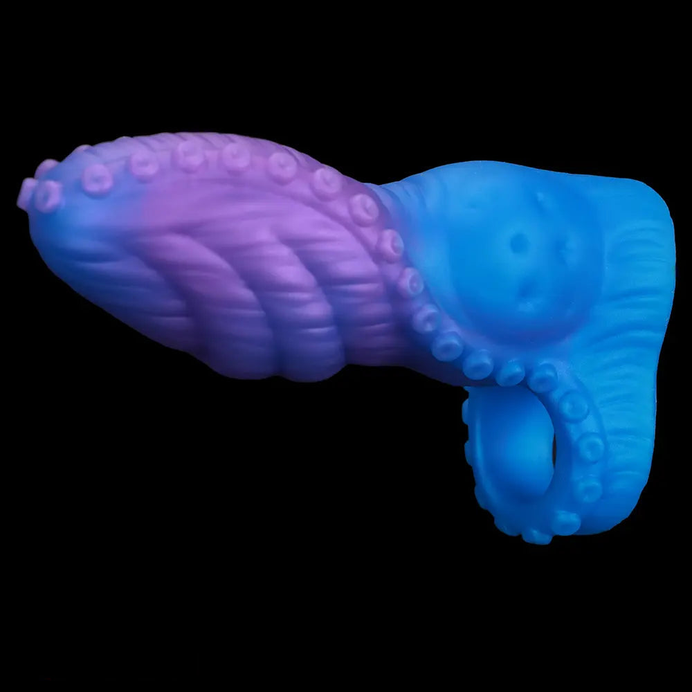 5.89in 6.29in 6.69in Monster Silicone Tentacle Sleeve Dildo For Enlargement