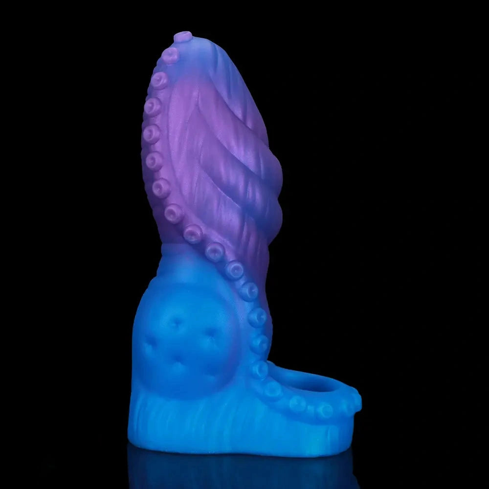 5.89in 6.29in 6.69in Monster Silicone Tentacle Sleeve Dildo For Enlargement