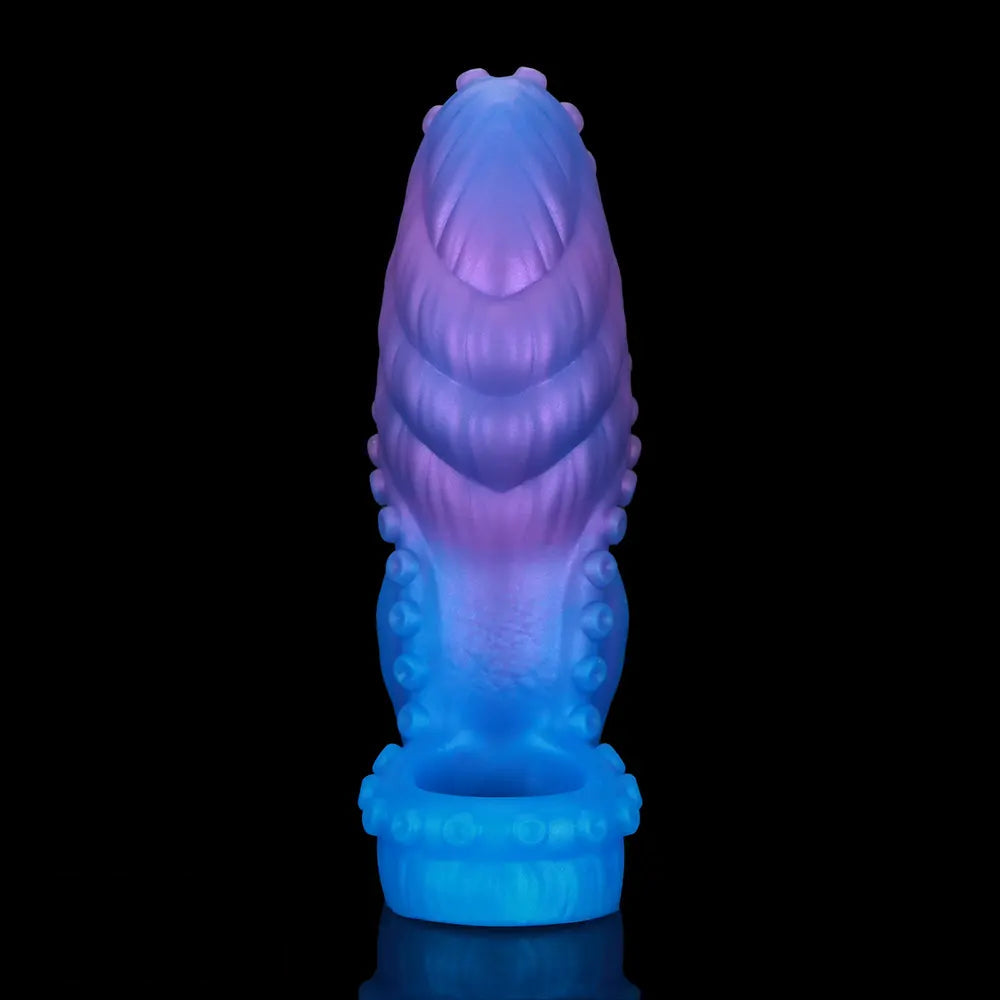 5.89in 6.29in 6.69in Monster Silicone Tentacle Sleeve Dildo For Enlargement