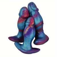 5.8in 6.89in 7.89in Silicone Stretcher Soft Wearable Anal Plug Dildo
