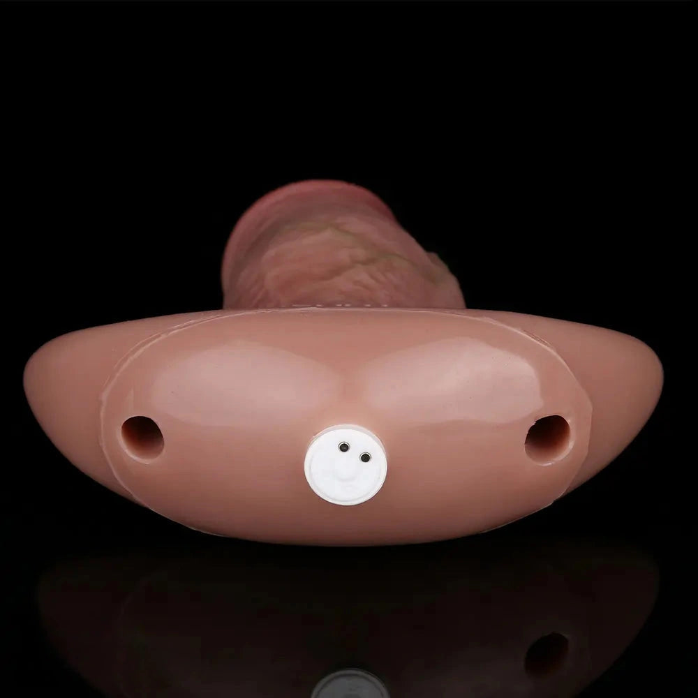 5.8in Hairy Penis 10 Frequency Vibration Role Play Dildo Tail Butt Plug