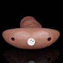 5.8in Hairy Penis 10 Frequency Vibration Role Play Dildo Tail Butt Plug