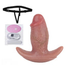 5.8in Hairy Penis 10 Frequency Vibration Role Play Dildo Tail Butt Plug