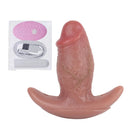 5.8in Hairy Penis 10 Frequency Vibration Role Play Dildo Tail Butt Plug