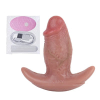 5.8in Hairy Penis 10 Frequency Vibration Role Play Dildo Tail Butt Plug