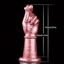 5.91in 6.1in Fantasy Liquid Silicone Soft Fist Hands Dildo For Anal Sex