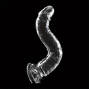 5.91in 6.5in 7.09in 7.68in Clear Dildo For Prostate Intimate Pleasure