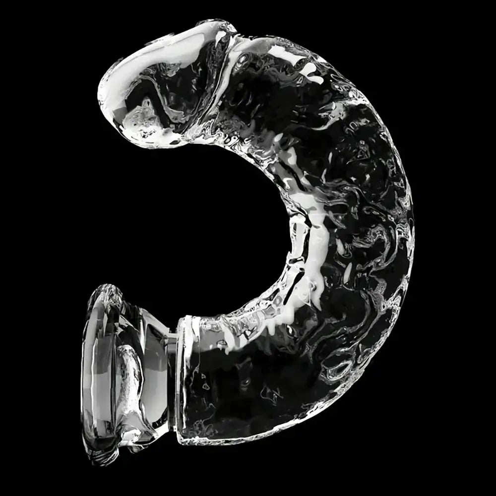 5.91in 6.5in 7.09in 7.68in Clear Dildo For Prostate Intimate Pleasure
