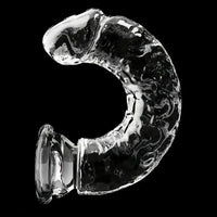 5.91in 6.5in 7.09in 7.68in Clear Dildo For Prostate Intimate Pleasure