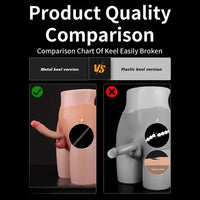 5.91in 6.69in Lesbian Strap On Dildo Soft Hollow Dildo Wearable Panty