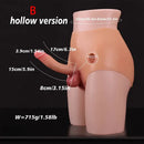 5.91in 6.69in Lesbian Strap On Dildo Soft Hollow Dildo Wearable Panty