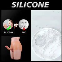 5.91in 6.69in Lesbian Strap On Dildo Soft Hollow Dildo Wearable Panty
