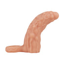5.91in 6.69in Vibrating Cock Sleeve Dildo With Cock Ring For Gay Men