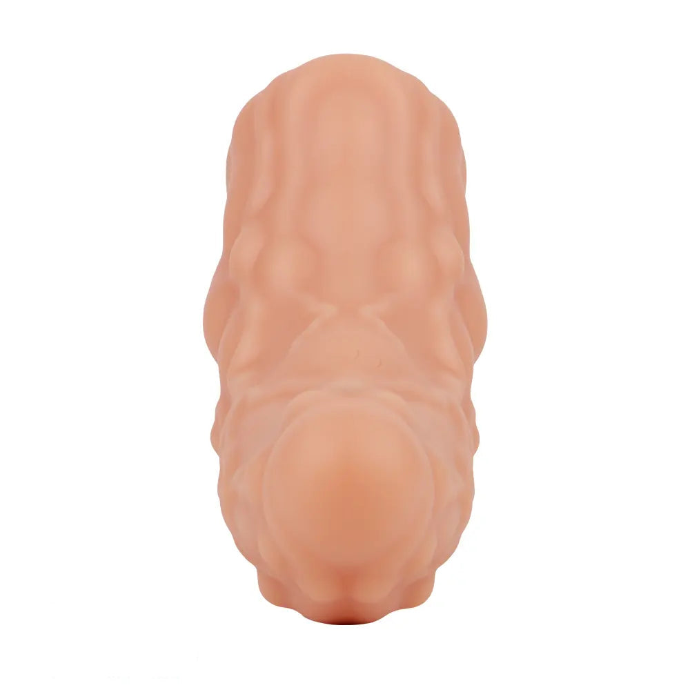 5.91in 6.69in Vibrating Cock Sleeve Dildo With Cock Ring For Gay Men