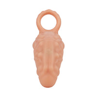 5.91in 6.69in Vibrating Cock Sleeve Dildo With Cock Ring For Gay Men