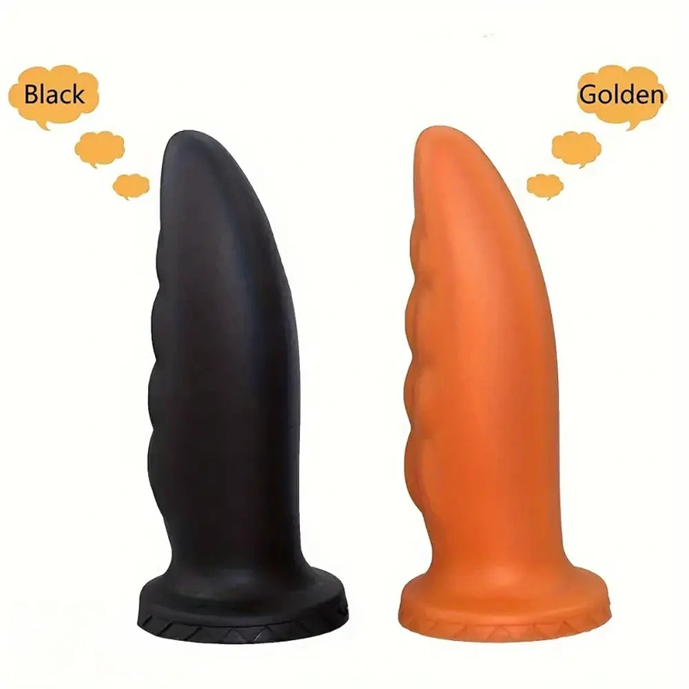 5.91in 7.09in 8.27in 9.45in Silicone Soft Big Odd Anal Plug Dildo
