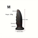 5.91in 7.09in 8.27in 9.45in Silicone Soft Big Odd Anal Plug Dildo