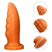 5.91in 7.09in 8.27in 9.45in Silicone Soft Big Odd Anal Plug Dildo