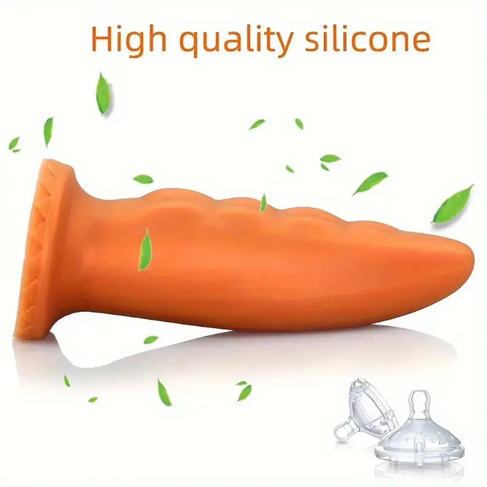 5.91in 7.09in 8.27in 9.45in Silicone Soft Big Odd Anal Plug Dildo