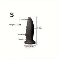 5.91in 7.09in 8.27in 9.45in Silicone Soft Big Odd Anal Plug Dildo