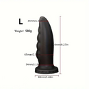 5.91in 7.09in 8.27in 9.45in Silicone Soft Big Odd Anal Plug Dildo